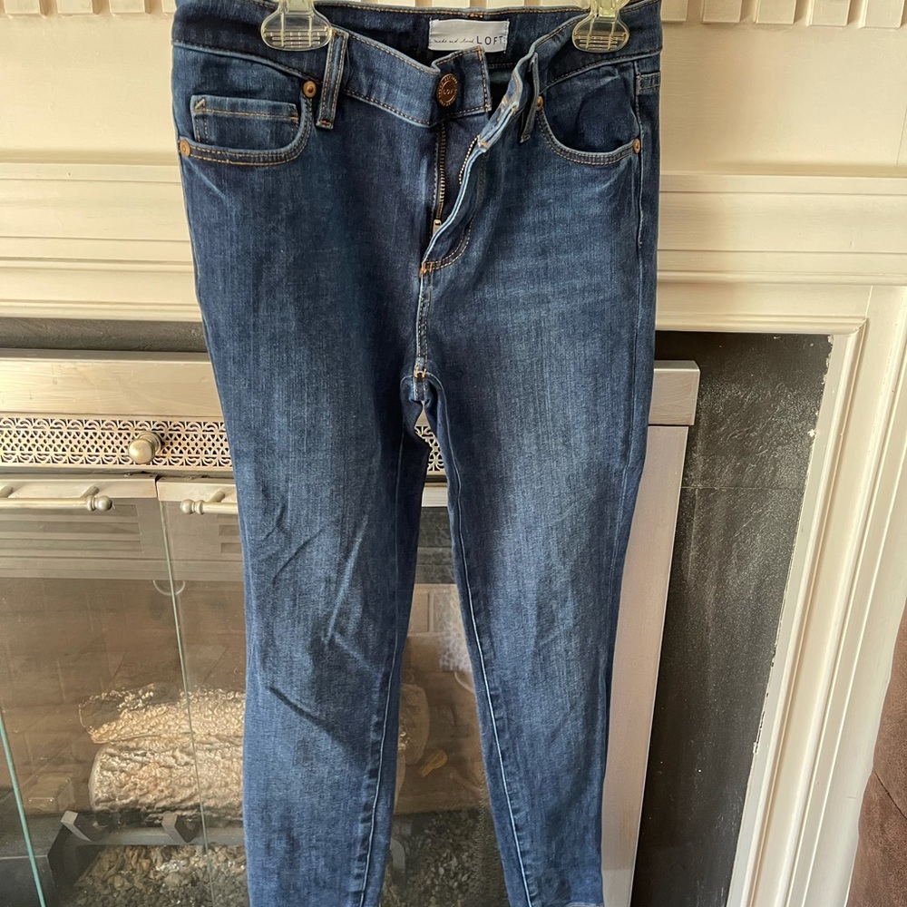 LOFT Performance Denim Skinny Legging Jeans